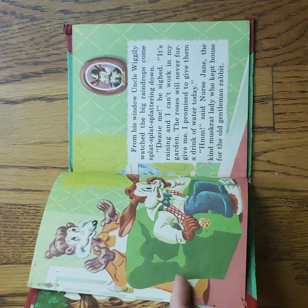 Vintage 50s Uncle Wiggily And The Alligator Hardcover Children's Book - Picture 4 of 9